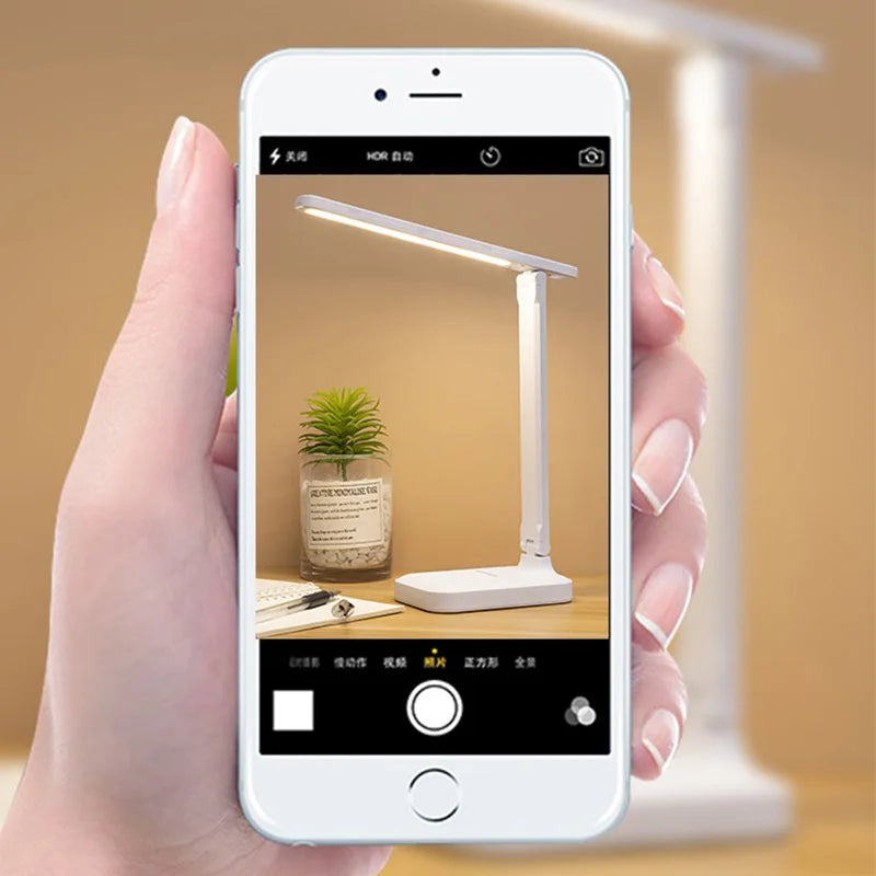 foldable rechargeable LED table lamp