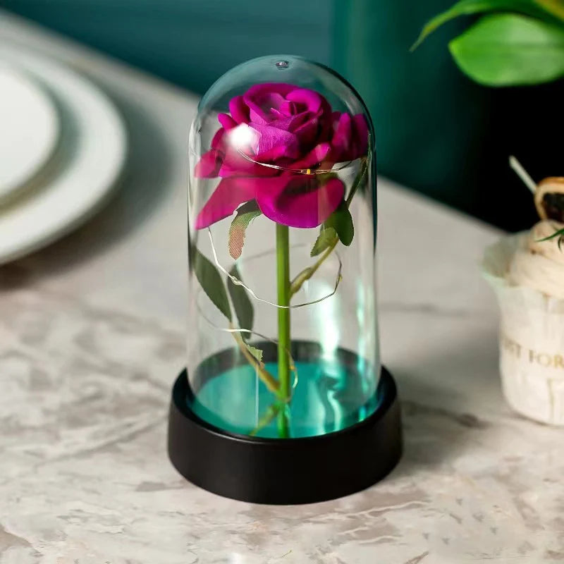 eternal rose flower light christmas gift idea