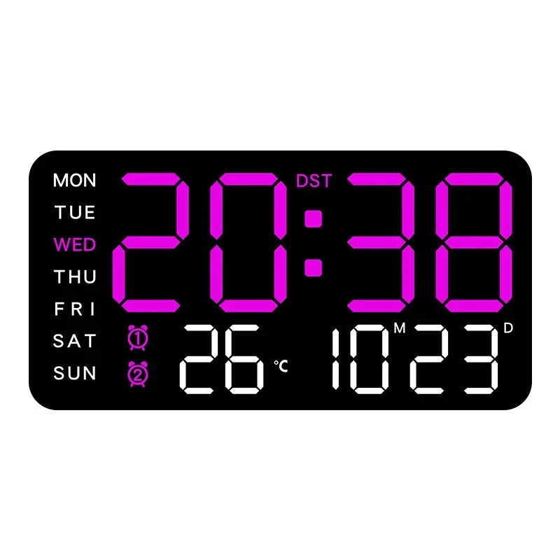 extra large digital wall clock