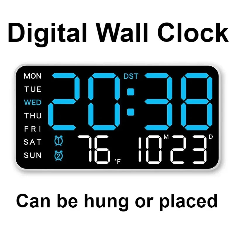 extra large digital wall clock