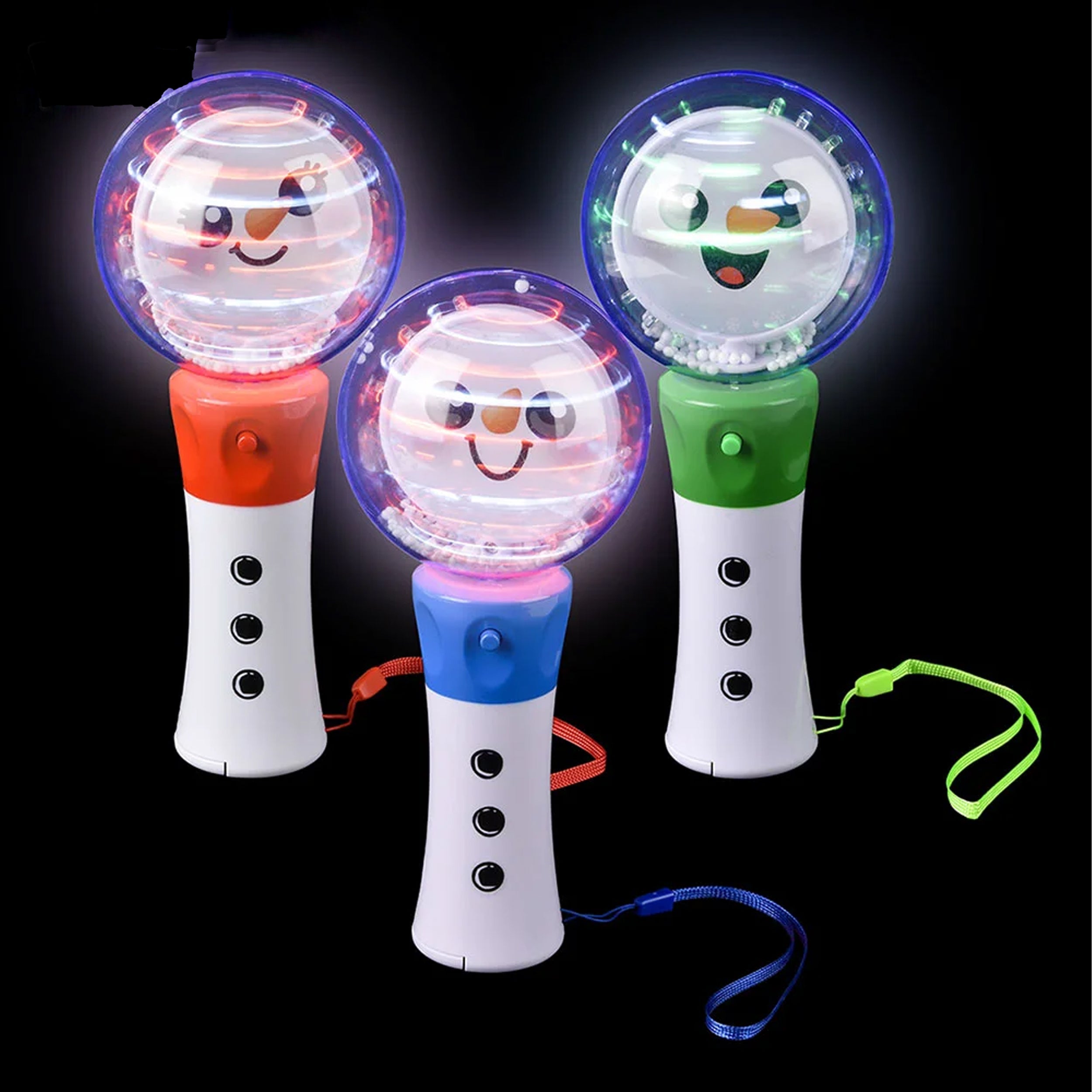 Light Up Snowman Magic Wand For Kids  - Assorted
