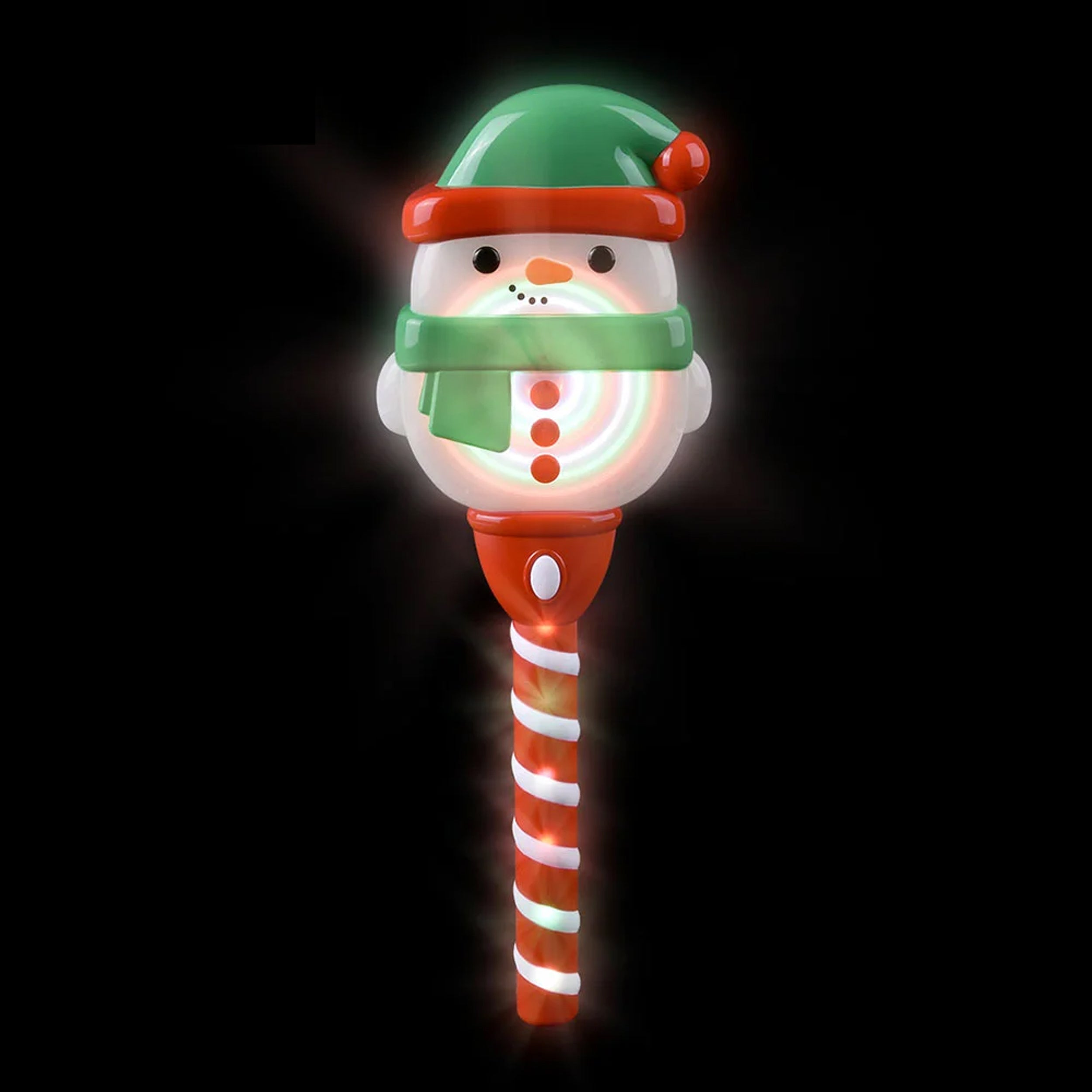 Light Up Snowman Wand Kids Toy 8Pc