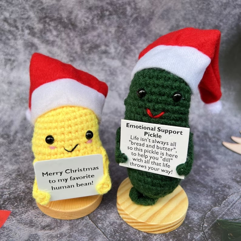 Merry Christmas Handmade Plush Toy – Cute Holiday Gift for Kids