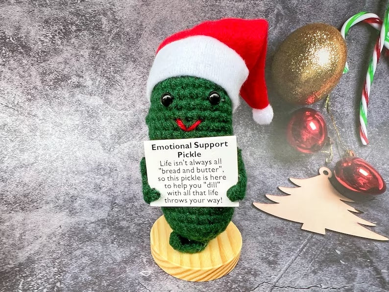 Merry Christmas Handmade Plush Toy – Cute Holiday Gift for Kids