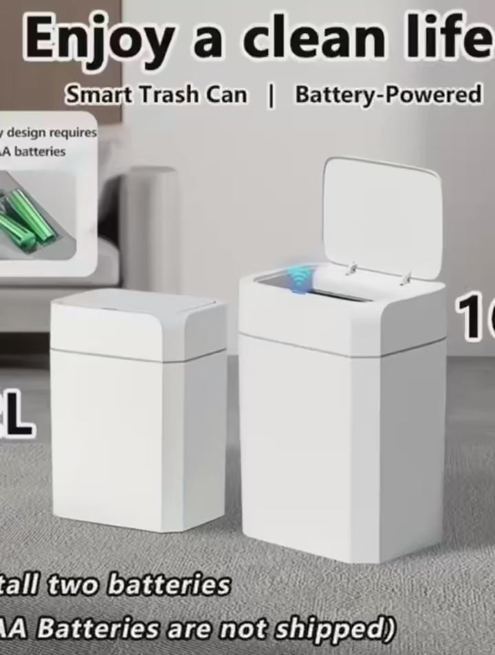 Touchless Automatic Trash Can Set for Home & Office (2 Pack)
